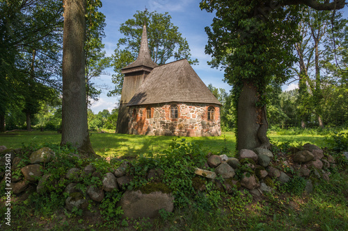 Romanesque church in Unieradz, Zachodniopomorskie, Poland