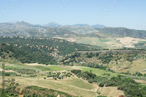 Andalusian landscape in summer, near Granada, Spain