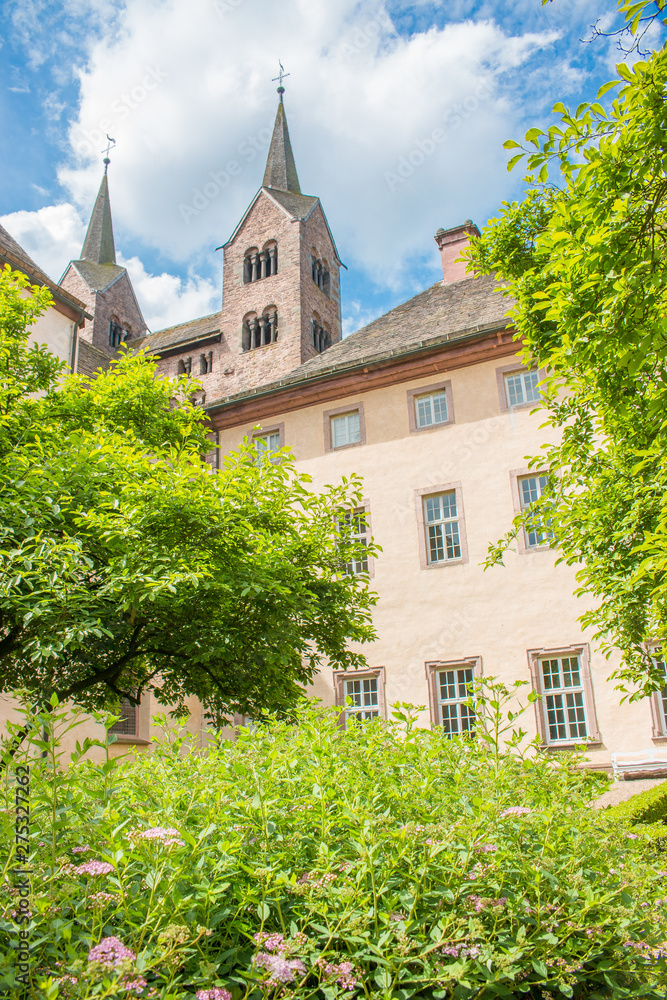 Castle and Monastery Corvey (Kloster Corvey ) UNESCO world heritage (Weltkulturerbe) Höxter North Rhine-Westphalia