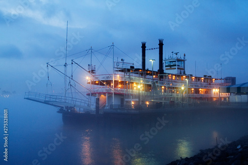 Riverboat at Night