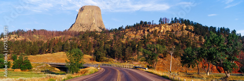 Road to Devils Tower Crossing Belle Fourche River photo