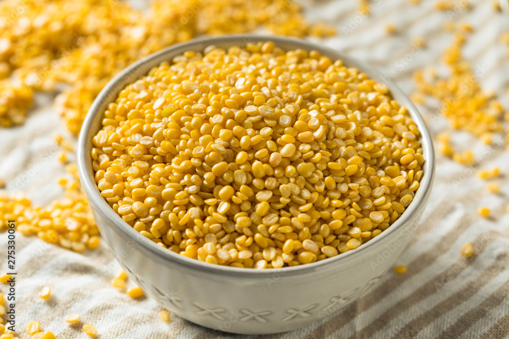 Dried Organic Moong Dal Split Mung Beans Dried Organic Moong Dal Split Mung Beans