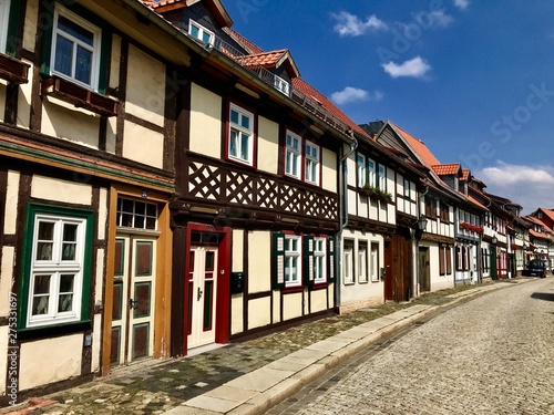 Fachwerkhäuser in der Altstadt von Wernigerode (Sachsen-Anhalt)
