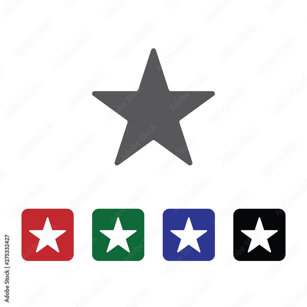 Star vector icon. Element of interface for mobile concept and web apps illustration. Thin glyph icon for website design and development, app development. Vector icon