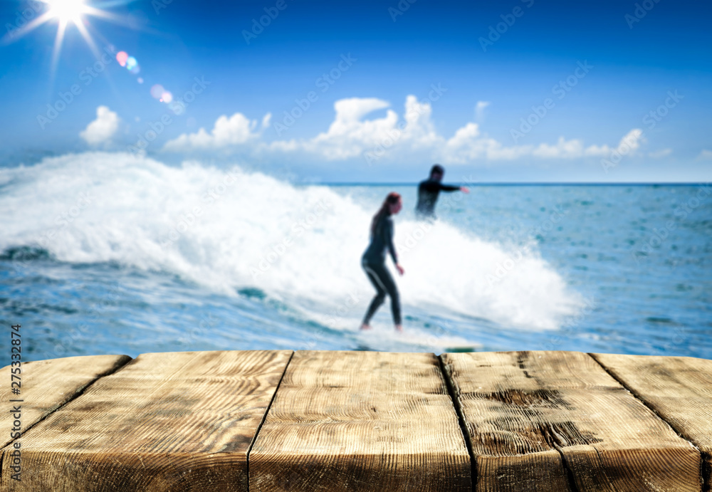 Summer background of free space and beach landscape Summer background of free space and beach landscape