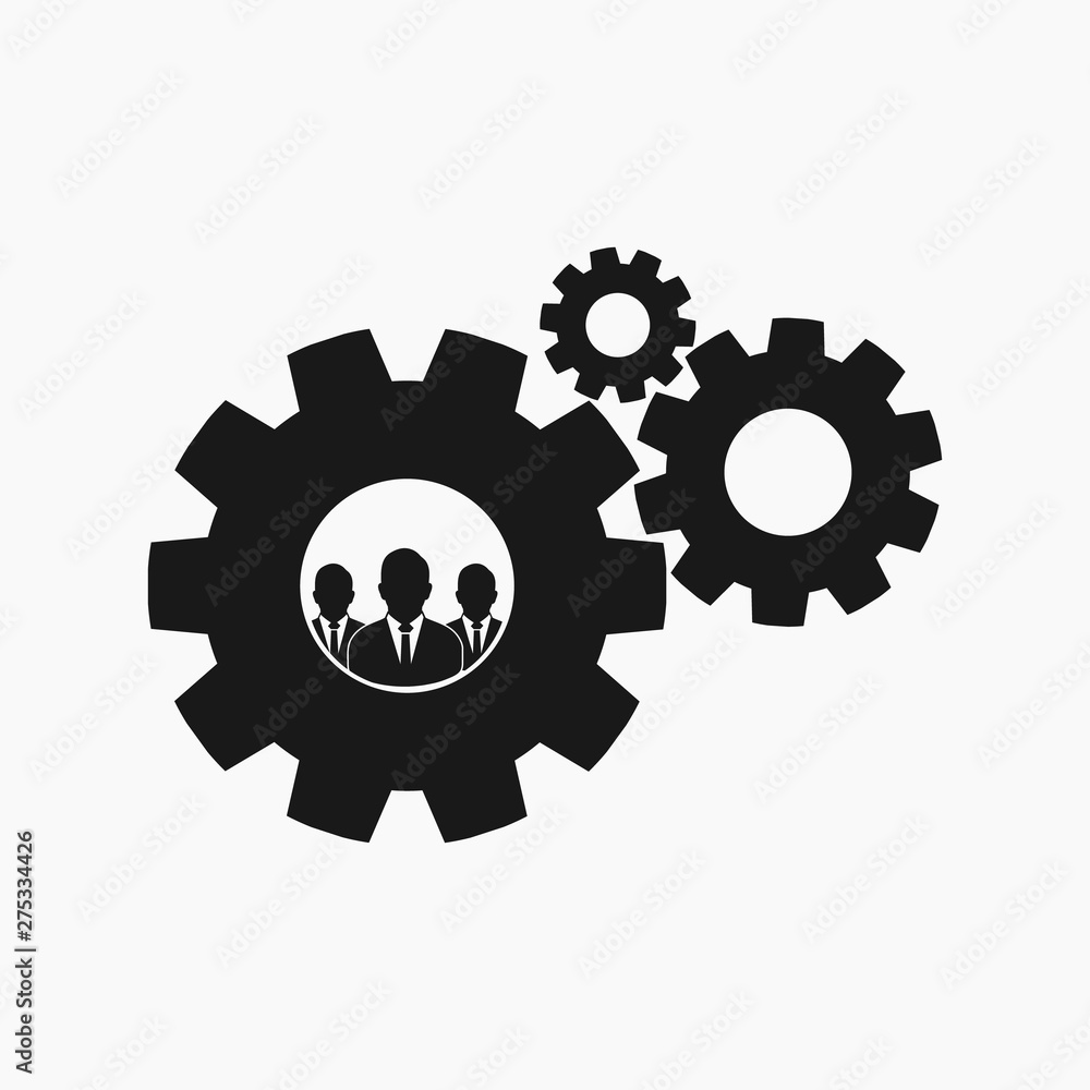 Business solution icon. Flat style vector EPS. Business solution icon. Flat style vector EPS.