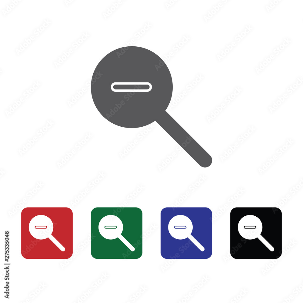 Zoom out vector icon. Element of interface for mobile concept and web apps illustration. Thin glyph icon for website design and development, app development. Vector icon Zoom out vector icon. Element of interface for mobile concept and web apps illustration. Thin glyph icon for website design and development, app development. Vector icon