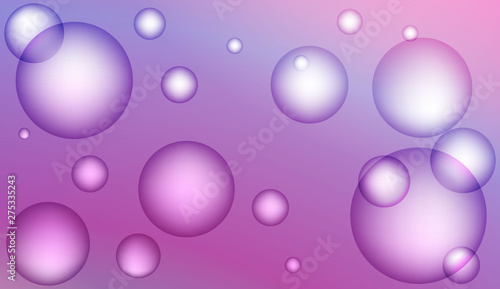 Geometric background with dynamic drop compositions. For cover page, landing page, banner. Pastel Gradient Color Vector illustration.