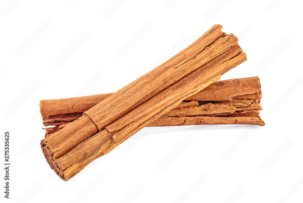 Close up of cinnamon sticks isolated on white background. Ceylon cinnamon. Close up of cinnamon sticks isolated on white background. Ceylon cinnamon.