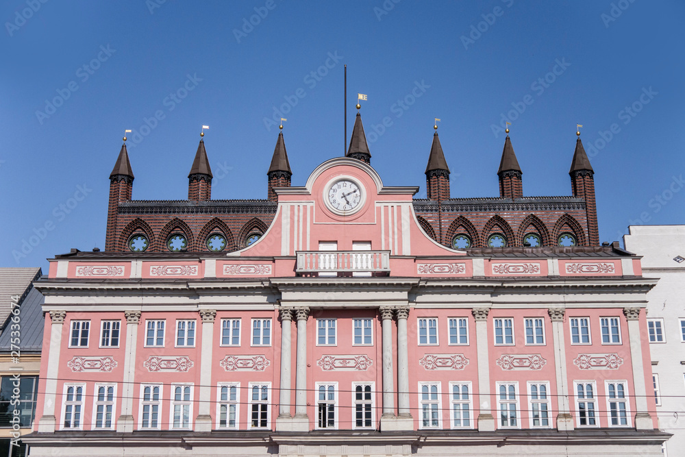 Obraz premium Rathaus in Rostock