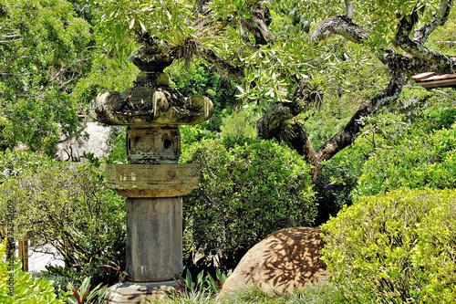  Morikami Japanese Botanical Garden, Delray Beach, Florida, includes lakes, bridges and other Asian artifacts among the lush foliage backdrop 