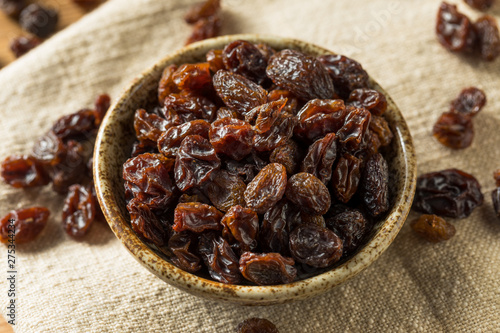 Organic Dried Brown Raisins