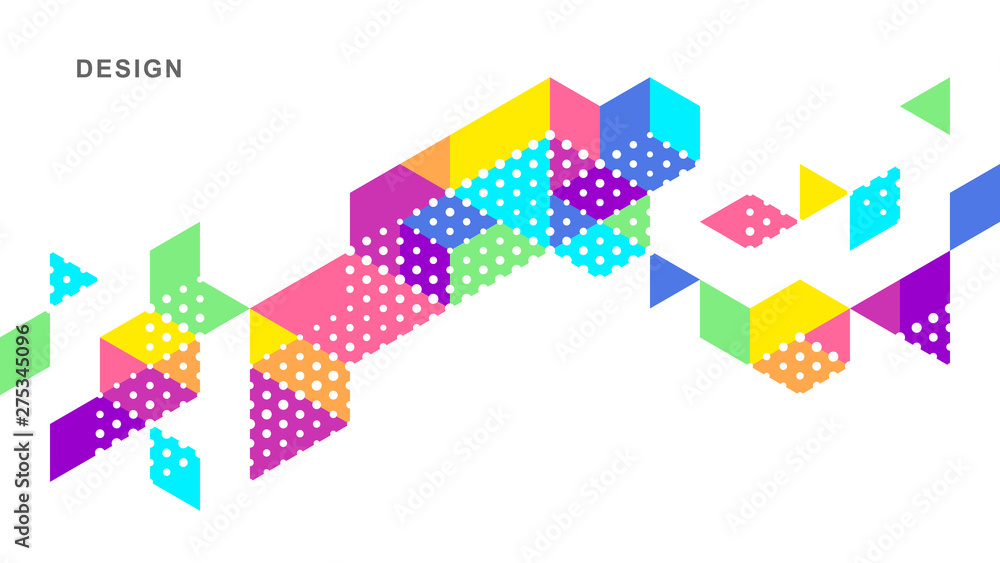 Abstract geometric technological background. Vector creative design. Abstract geometric technological background. Vector creative design.