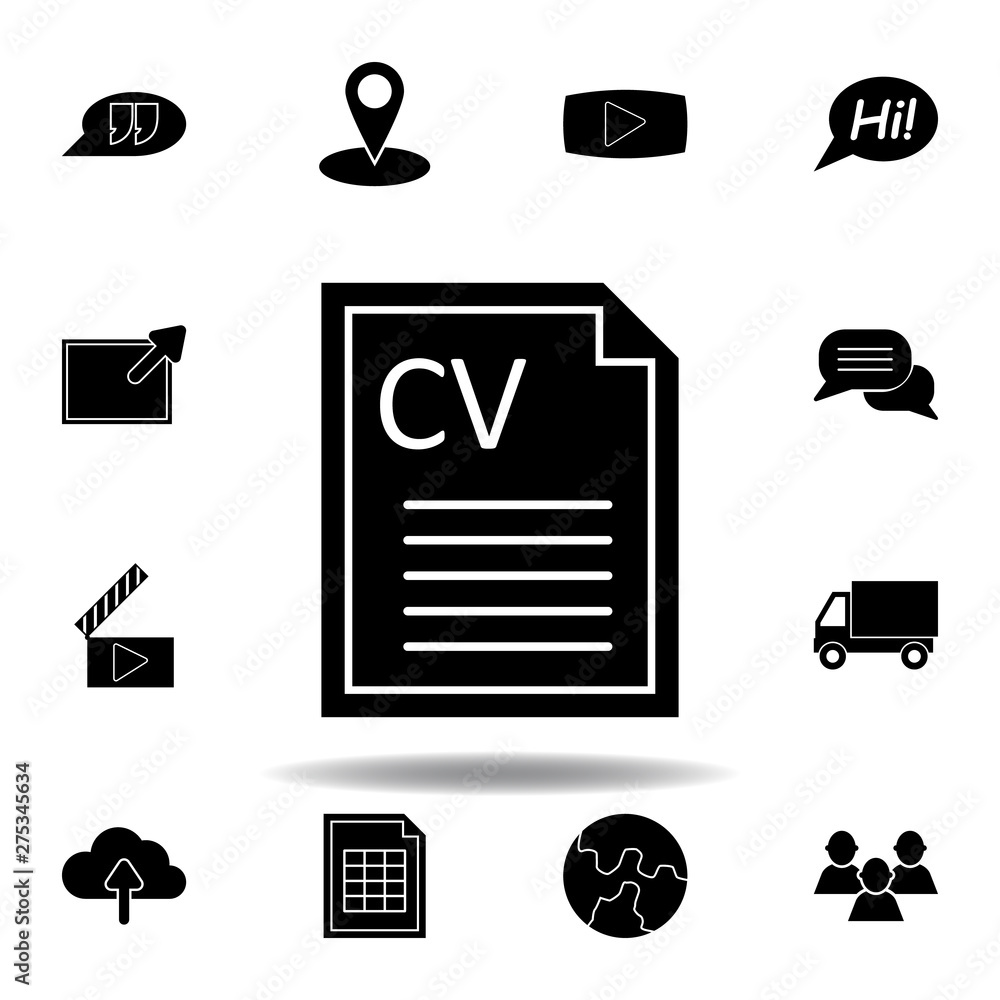 Add, quote icon. Signs and symbols can be used for web, logo, mobile ...