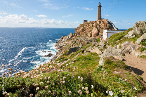The lighthouse of Cabo Vilan, At the Coast of Death, Galcia, Spain