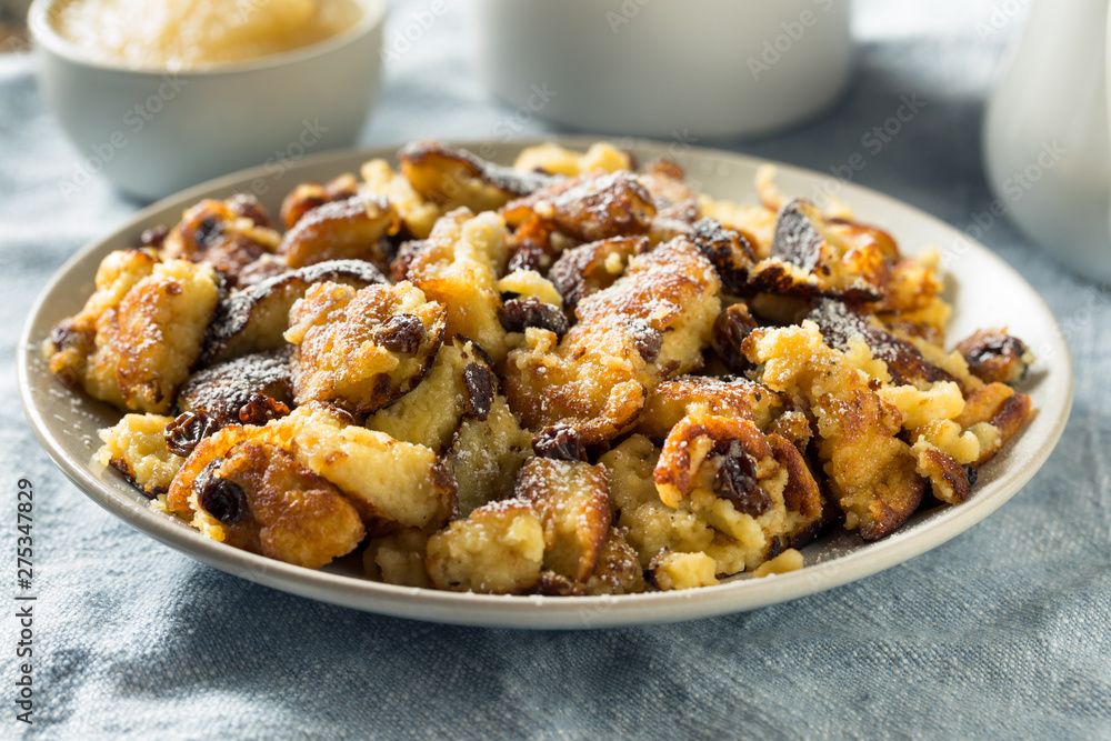 Homemade German Kaiserschmarrn Pancake Homemade German Kaiserschmarrn Pancake
