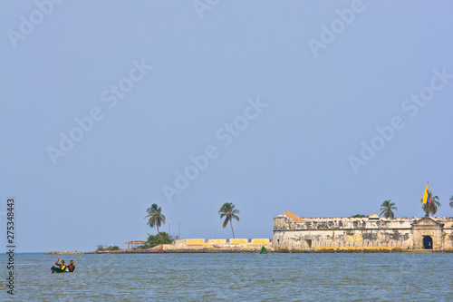 Cartagena, Bolivar, Colombia. April 24, 2009: Castle of San Fernando of Bocachica photo