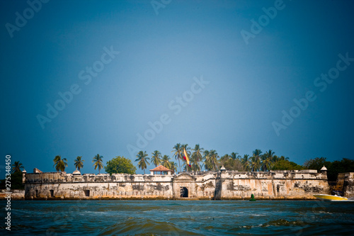 Cartagena, Bolviar, Colombia, April 24, 2009: Castle of San Fernando of Bocachica photo