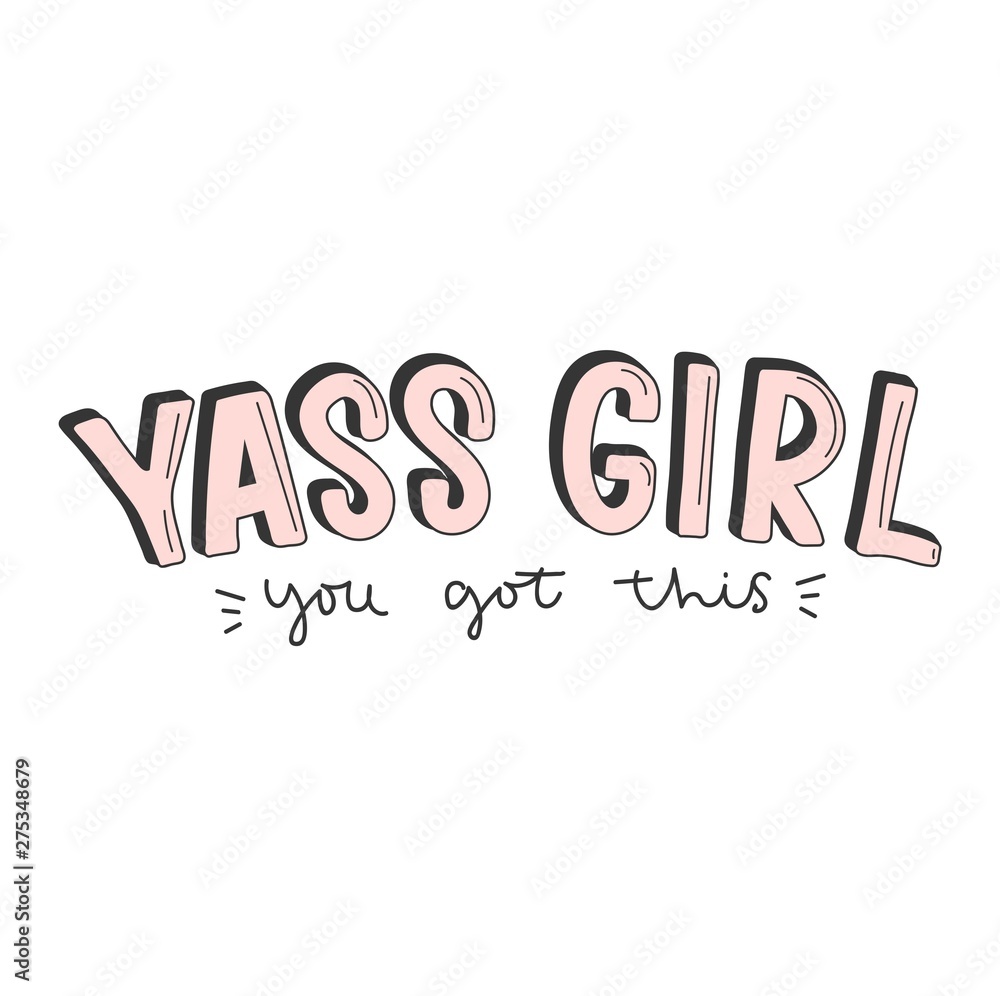 Quote you got this girl Royalty Free Vector Image