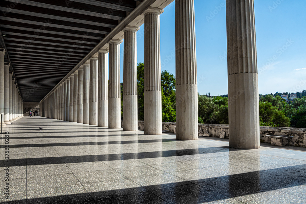 Row of Marble columns