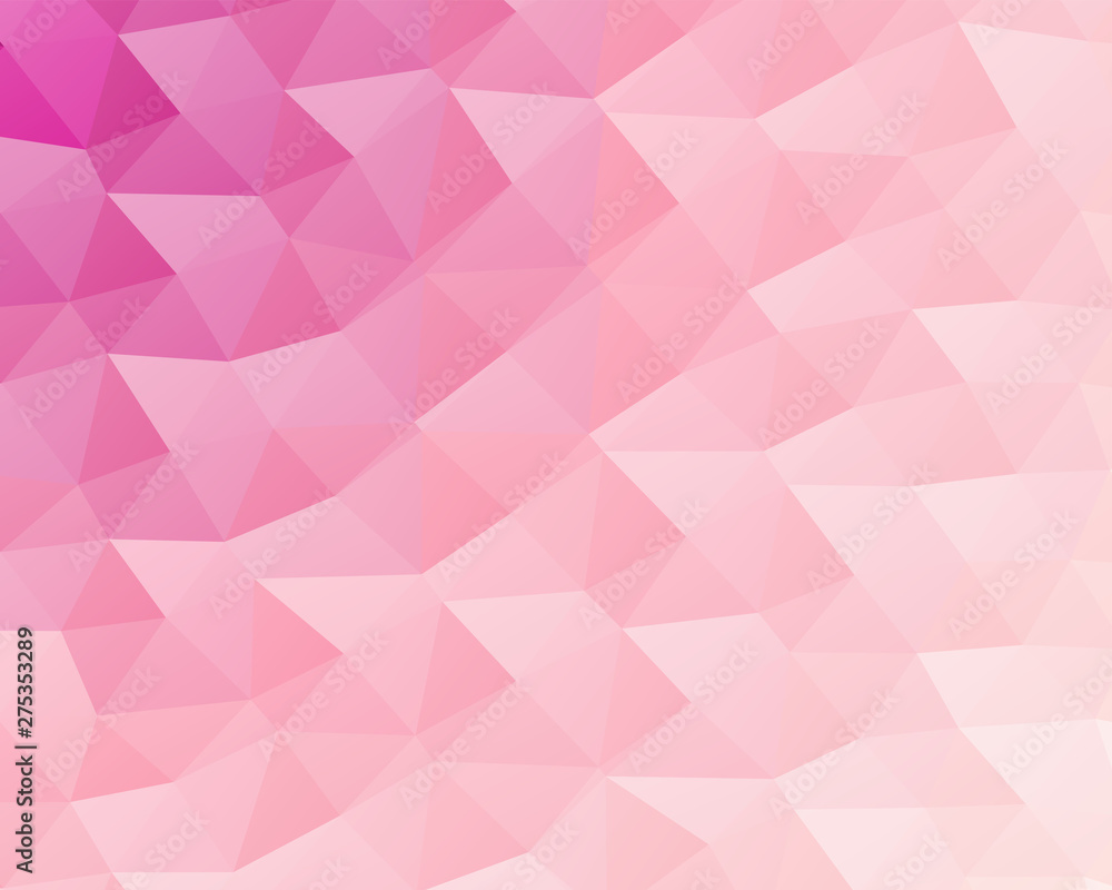 Obraz premium Abstract Delaunay Voronoi trianglify color diagram background illustration