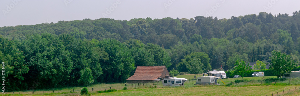 Panoramic view of Dutch camground