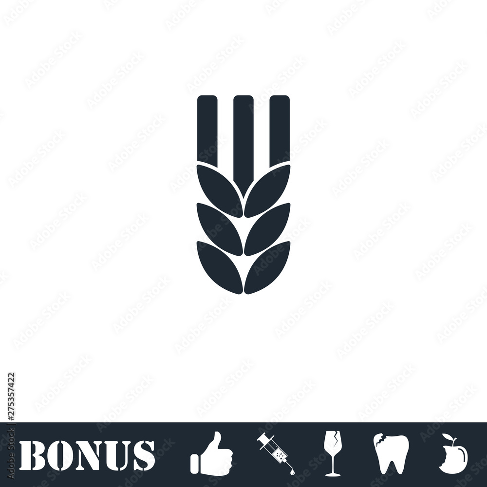 Agriculture icon flat