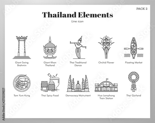 Thailand elements Line pack