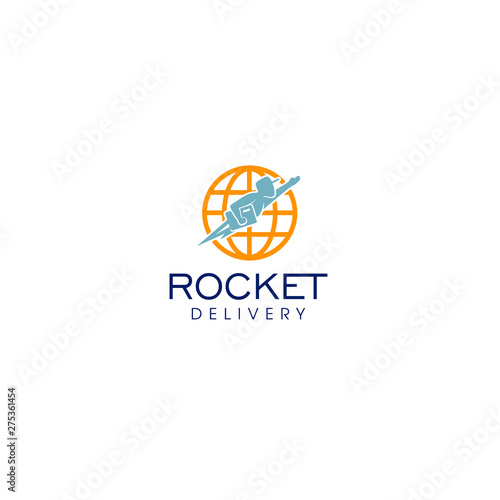 best original logo designs, idea and inspiration for fast rocket booster delivery or logistic company