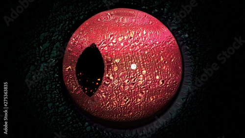 An evil eye animation