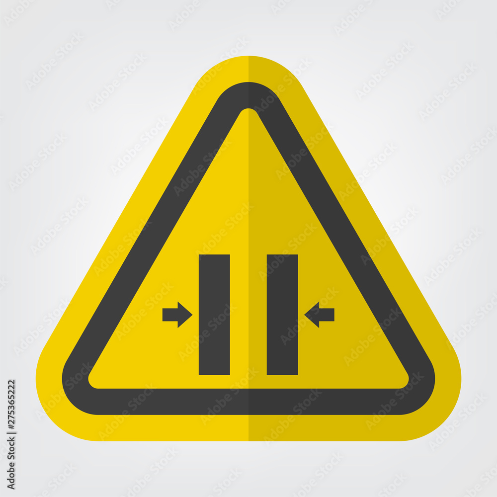 Crush Hazard Closing Mold Symbol Sign Isolate On White Background,Vector Illustration EPS.10 Crush Hazard Closing Mold Symbol Sign Isolate On White Background,Vector Illustration EPS.10