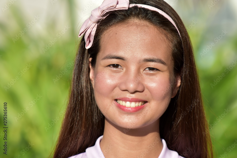 Smiling Beautiful Filipina Female Smiling Beautiful Filipina Female