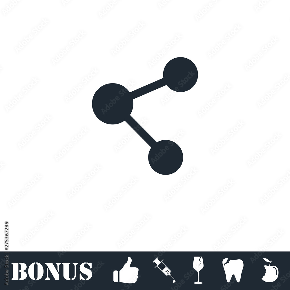 Share icon flat Share icon flat