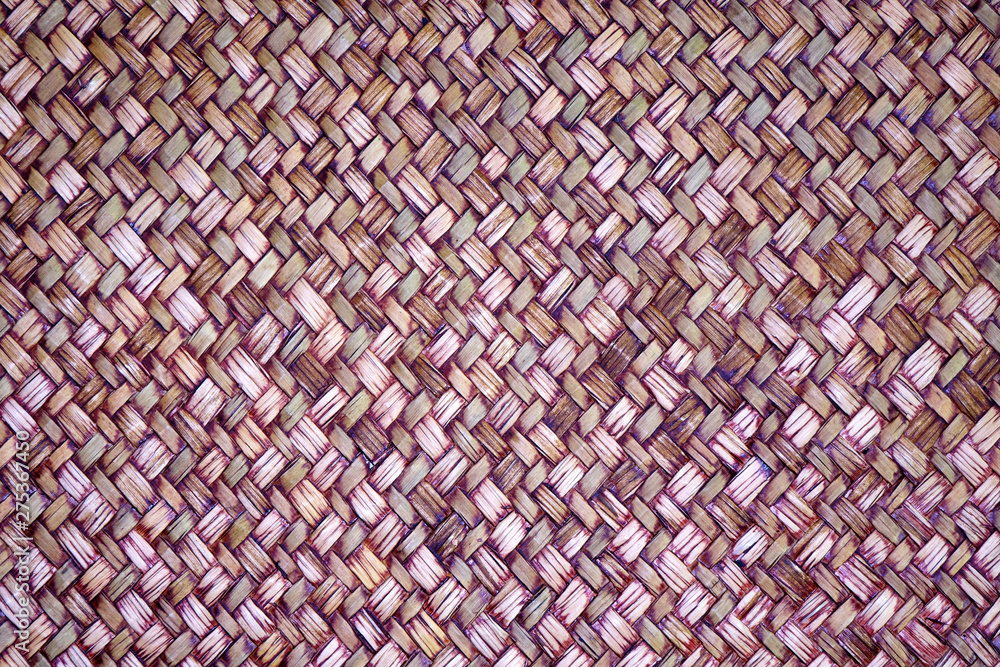 Handmade sedge weaving mat texture background Handmade sedge weaving mat texture background