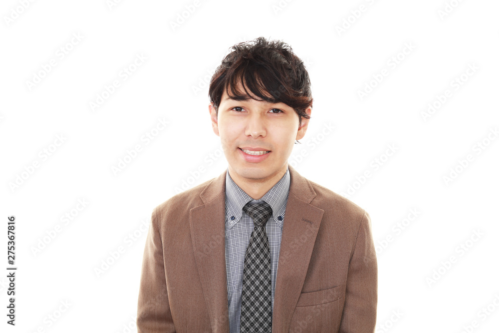 笑顔のビジネスマン