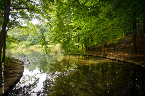 Winkler Botanical Preserve Park in Virginia  USA