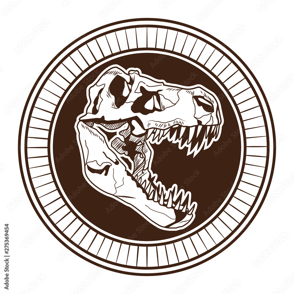 dinosaur head skeleton drawn tattoo icon dinosaur head skeleton drawn tattoo icon