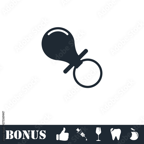 Nipple icon flat
