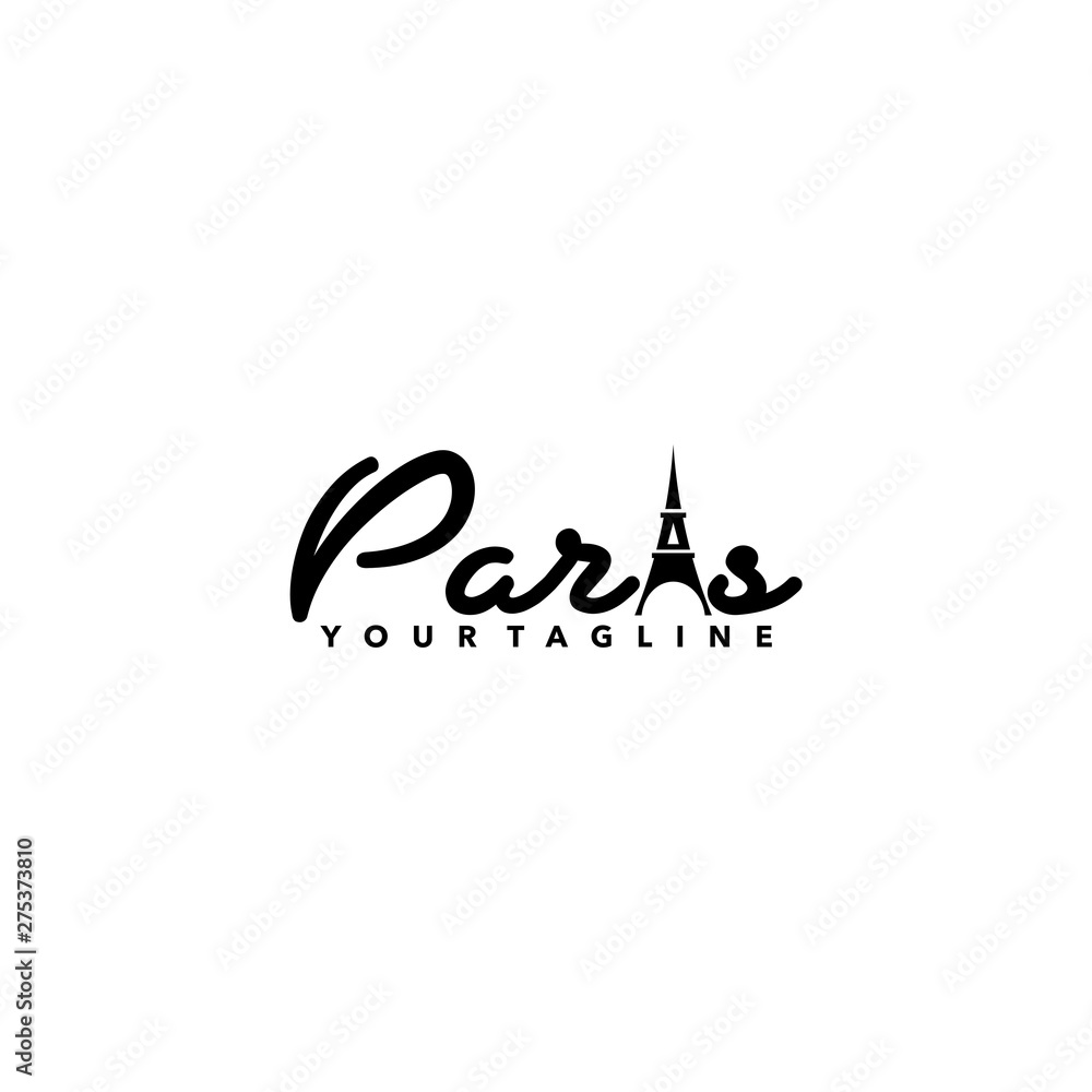 paris world logo design
