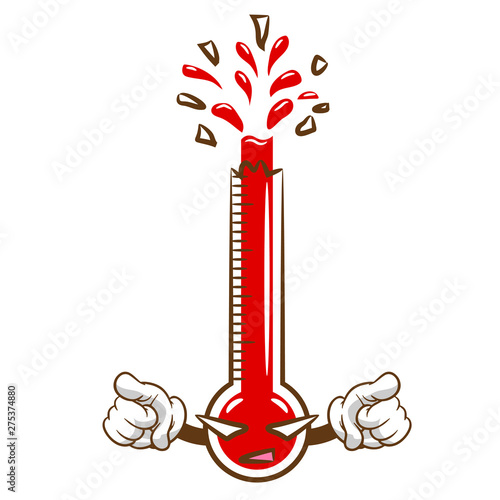 thermometer vector graphic design