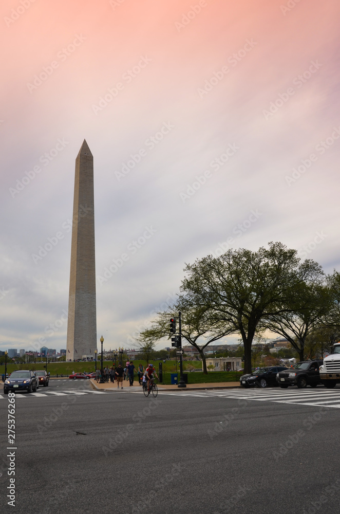 Washington Memorial at National Mall ,DC USA