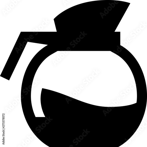 Coffee Pot Brewer Vector Icon