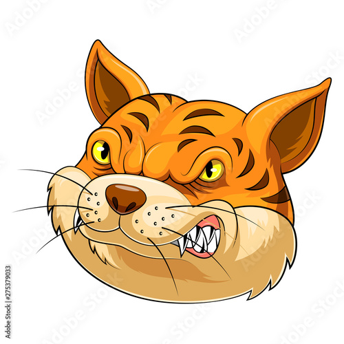 Mascot Head of an cat