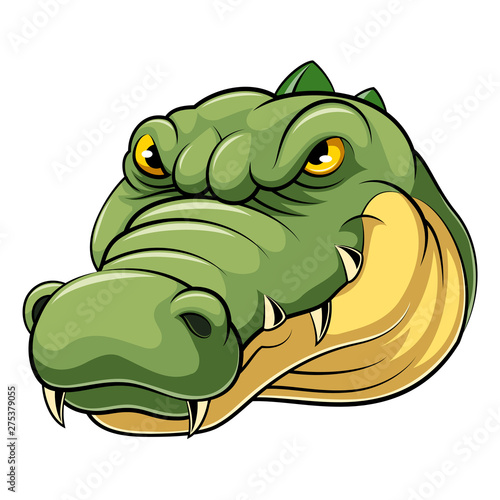 Mascot Head of an crocodile