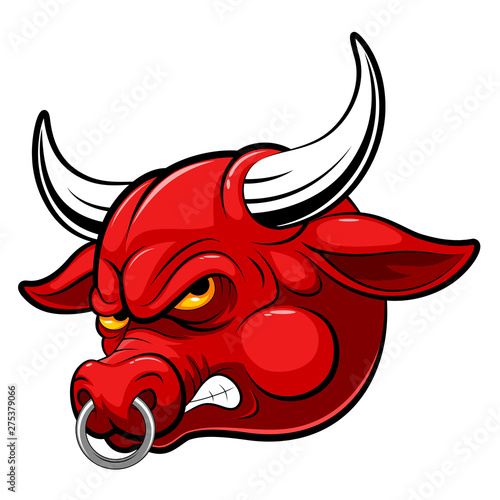 Mascot Head of an bull