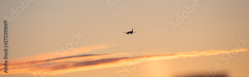 Plane at Sunset