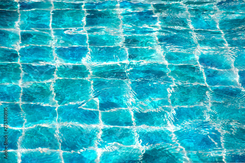 swimming pools background with reflection water.