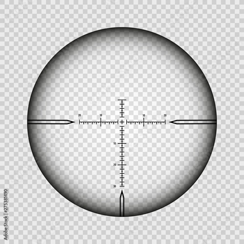 Sniper scope cross