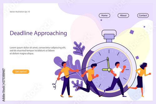 Deadline Approaching Website template