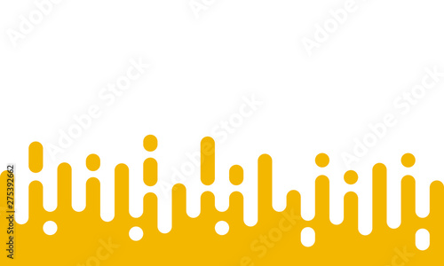 Abstract yellow Rounded Lines Halftone Transition